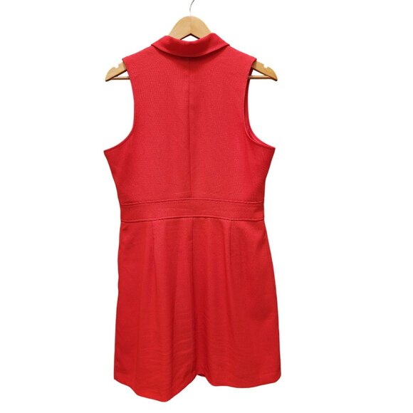 XOXO Red Zip Front Y2K Sheath Structured Preppy Dress XL - Picture 2 of 5